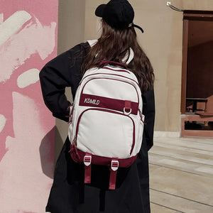 Contrasting Colors Laptop Backpack for School