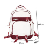 Contrasting Colors Laptop Backpack for School