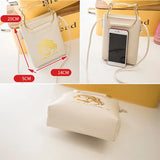 Cat Ear Shape Beach Bag Ladies' PU Leather Handbag