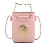 Cat Ear Shape Beach Bag Ladies' PU Leather Handbag