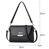 Women's PU Leather Shoulder Bag Ladies Messenger Bags