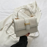 Women Belt Lock Single Shoulder Crossbody Handbags