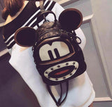 PU Big Ears Character Pocket Backpacks Rucksack Bag