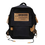 Women Casual Canvas Backpack Students School Bag Girl Large Capacity Travel Bag