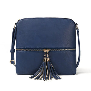 Vintage Tassels Crossbody Bag Retro Messenger Shoulder Bag