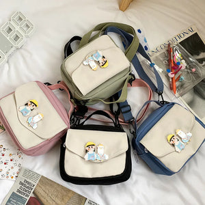 Women Small Square Crossbody Bag Handbag