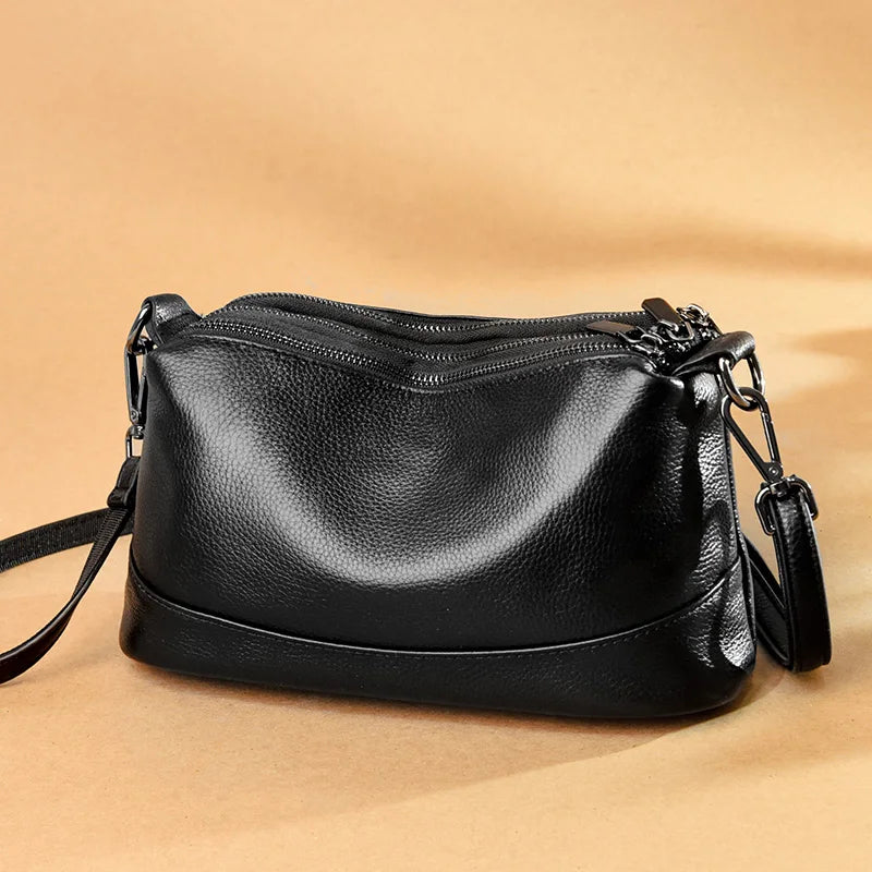 Women Leather Handbags Female Shoulder Bags Cowhide Messenge