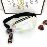 Women Girls Waist Fanny Pack Belt Bag Pouch Hip Bum Bag Yellow