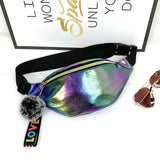 Women Girls Waist Fanny Pack Belt Bag Pouch Hip Bum Bag Yellow