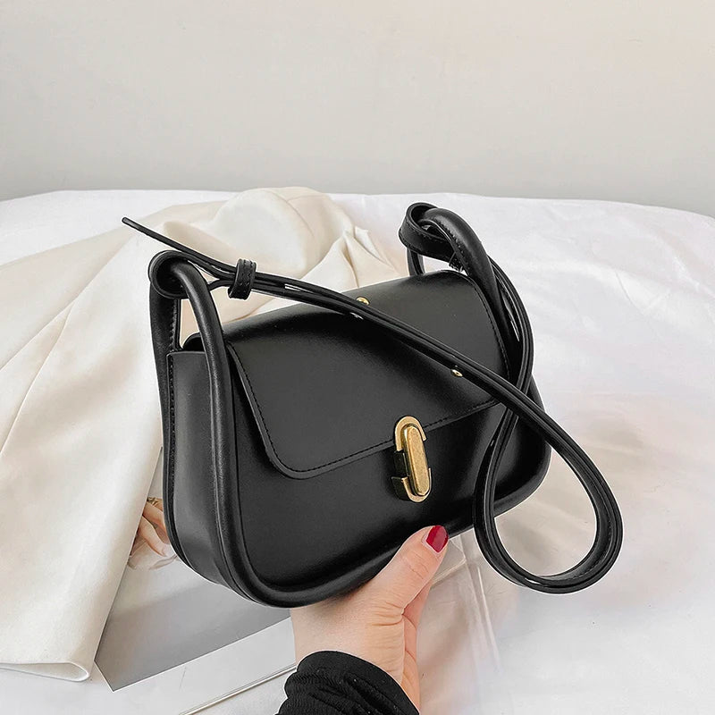 Women PU Leather Shoulder Bags Stylish Handbags Crossbody Messenger Bags