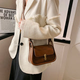 Women PU Leather Shoulder Bags Stylish Handbags Crossbody Messenger Bags