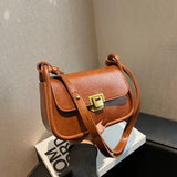 Women High PU Leather Shoulder Bags Stylish Simplicity