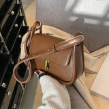 Women PU Leather Shoulder Bags Stylish Handbags Crossbody Messenger Bags