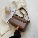 Stylish PU Leather Shoulder Bag Crossbody Handbag