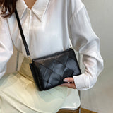 Women Lady Cross Body Woven Single Shoulder Strap Bag