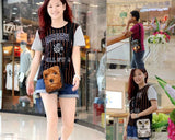 Fire Truck Print Messenger Bag Cute Crossbody Shoulder Bag for Women Girls