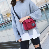 Women Corduroy Messenger Bag Casual Shoulder Tote Bolsas Feminina