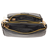 Women Messenger Bags with Purse PU Leather Shoulder Bag Chains Crossbody Small H