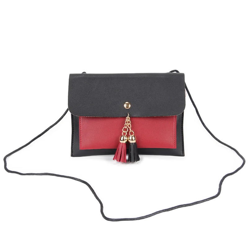 Women Mini Crossbody Bag PU Leather Shoulder Bag Coin Phone Holder