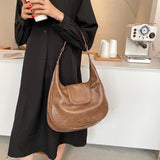 Women Pu Leather Shoulder Bag Vintage Large Capacity Messenger Handbag
