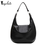 Women Pu Leather Shoulder Bag Vintage Large Capacity Messenger Handbag