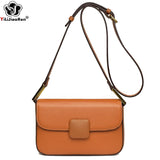 Leather Crossbody Bag for Women Mini Handbag Travel Messenger Bag