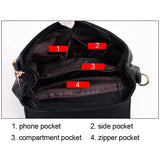 Women Shoulder Bag Handbag Crossbody Bags PU Leather Ladies Purse