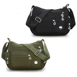 Large-capacity Women Shoulder Bag Multi-layer Solid Messenger Bag