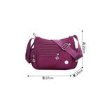 Large-capacity Women Shoulder Bag Multi-layer Solid Messenger Bag
