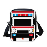 Customizable Small Square Pack Medical Car Print Crossbody Bags
