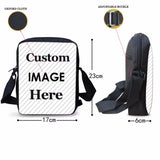 Customizable Small Square Pack Medical Car Print Crossbody Bags