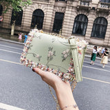 Women Shoulder Crossbody Bags Leather Lock Flap Handbag Chain Lady