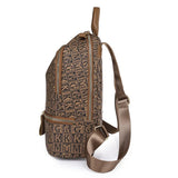 Women Small Backpack Female Shoulder Bag String Ladies Rucksack Leather