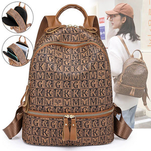 Women Small Backpack Female Shoulder Bag String Ladies Rucksack Leather