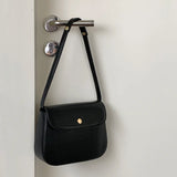 Retro PU Leather Small Square Shoulder Bag for Women