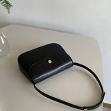 Retro PU Leather Small Square Shoulder Bag for Women