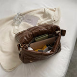Soft Pu Leather Shoulder Bag Winter Style Crossbody Bag