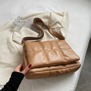 Soft Pu Leather Shoulder Bag Winter Style Crossbody Bag