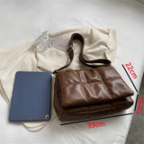 Soft Pu Leather Shoulder Bag Winter Style Crossbody Bag