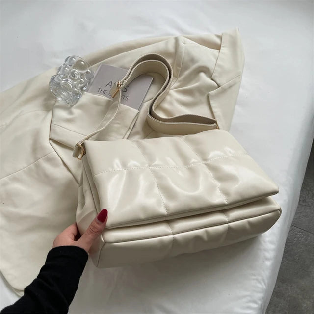 Soft Pu Leather Shoulder Bag Winter Style Crossbody Bag