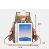 Women Travel PU Backpack Large Capacity Female Shoulder Bag For Teenagers