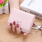 Women Wallet Wearable Concise PU Leather Position High Purse Money Clip