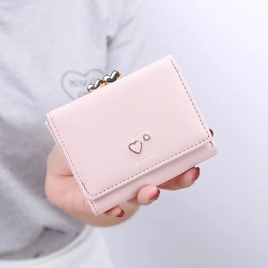 Women Wallet Wearable Concise PU Leather Position High Purse Money Clip