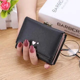 Women Wallet Wearable Concise PU Leather Position High Purse Money Clip