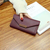 Women Leather Hasp Wallet Long Purse Clutch Phone Pocket Lady Cartera Mujer