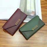 Women Leather Hasp Wallet Long Purse Clutch Phone Pocket Lady Cartera Mujer