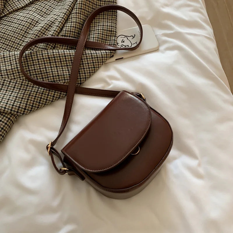 Crossbody Bags for Women Solid Flap Shoulder Tote Small Handbags