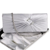 Women's Bridal Rhinestone Chain Clutch Bag
