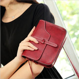 Vintage Crossbody Bag Small Shoulder Bag Nubuck Leather Women Bag