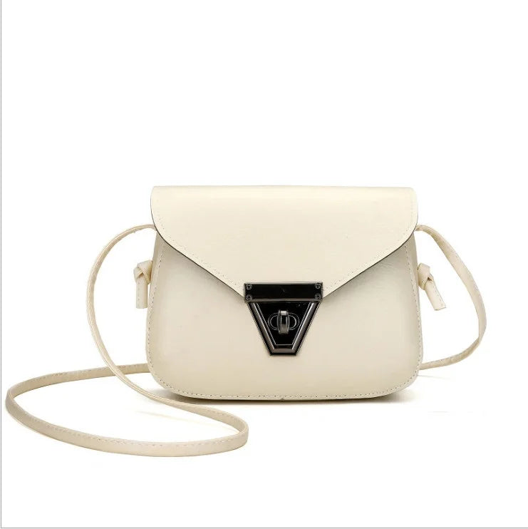 Vintage Crossbody Bag Small Shoulder Bag PU Leather Women Handbag